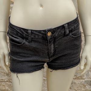 Black jeans shorts women's 7 shorties